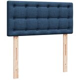  Krevet s oprugama i madracem plavi 100 x 200 cm od tkanine | shoptok.hr