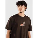 Monkey Walk Boxy T-shirt dark chocolate
