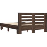  Okvir kreveta boja hrasta 120x200 cm konstruirano drvo i metal | shoptok.hr
