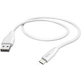 Hama USB polnilni kabel USB 2.0 USB-A vtič\, USB-C® vtič 1.50 m bela 00201596, (20614399) | Shoptok.si