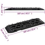  Daske za vuču 2 kom crne 107 x 31 x 7 cm najlonske | shoptok.hr
