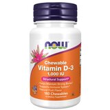 Now Foods Vitamin D3 NOW z okusom sadja, 1000 IE (180 žvečljivih tablet) | Shoptok.si