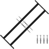  Rešetka za prozor 76 x 30 cm Čelik s prahom premazan Crna | shoptok.hr