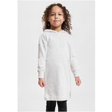Urban Classics Girls' oversized terry dress with a hood - light gray | shoptok.hr