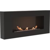 Kratki Zidni bio kamin Delta flat tuv, Crni | Eponuda.com