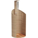 Vanjski tuš sivi 100x100x241,5 cm poliratana i bagremovog drva | shoptok.hr