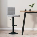  Barski stolac svjetlosivi baršunasti | shoptok.hr