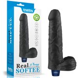 Lovetoy 2024 Vibracijski Penis Lovetoy Real Softee Black 9'' | Shoptok.si