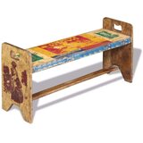  Klupa od masivnog obnovljenog drva 100 x 30 x 50 cm | shoptok.hr