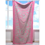  Plažni Peškir Pink Maze 83x163 cm ( VLK000668-pinkmaze ) | ePonuda.com
