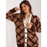 BADU Cardigan-BA-SW-12035.09-brown | Shoptok.si