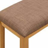  Klupa za blagovanje 95 x 32 x 45 cm Čvrsto Hrastovo Drvo Siva | shoptok.hr