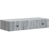 Stenska stranska miza Siva Sonoma 87,5 x 34,5 x 17 cm, (5000232374)