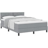  Krevet s opruga kutije Svijetlo siva 140 x 190 cm tkanina | shoptok.hr