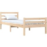  Posteljni okvir iz trdnega lesa 90x200 cm, (20647349) | Shoptok.si