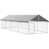 Vanjski kavez za pse s krovom 600 x 200 x 150 cm | shoptok.hr