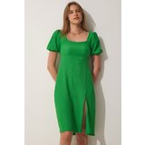 Happiness İstanbul Dress - Green - Wrapover Cene