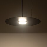  Luster na sajli PIATTO 1xGX53/15W/230V, prečnik 35 cm, crne boje | Eponuda.com