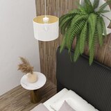  Luster na sajli LOFT SHADE 1xE27/60W/230V prečnik 25 cm bela/zlatna | Eponuda.com