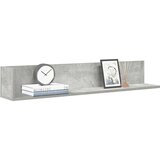vidaXL Zidne police 2 kom Beton siva 100x16,5x16,5cm Konstruirano drvo | shoptok.hr