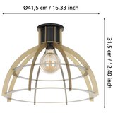 Eglo Stillington plafonjera E27, 42 cm, crna/zlatna, 43766 | shoptok.hr