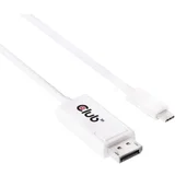 USB-C® / DisplayPort adapterski kabel USB-C® vtič\, DisplayPort vtič 1.20 m bela CAC-1517 DisplayPort kabel, (20418969)