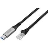 USB-A - RJ45 Ethernet cable, 1Gbit /s, 15m