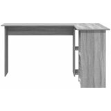  Stol s policom Siva Sonoma 142 x 102 x 73 cm Konstruirano drvo | shoptok.hr