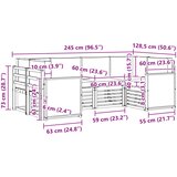  Set vanjskih sofa 5 kom. Prirodna | shoptok.hr