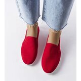 Gemre Red Fabric Quincy Sneakers | Shoptok.si