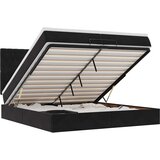 vidaXL Otomanski okvir kreveta s madracima crni 200x200cm baršunasti | shoptok.hr