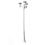  Stupna svjetiljka 3-lanterne 215 cm bijela | shoptok.hr