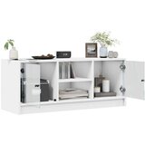 TV ormarić sa staklenim vratima bijeli 102x37x42 cm | shoptok.hr