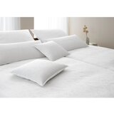 Elegante POSTELJNINA 140/200 cm žakar bela | Shoptok.si