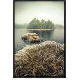  Slika - Autumn in the Wetlands (1 Part) Vertical 80x120 U crnom drvenom okviru | shoptok.hr