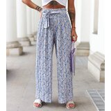 Gemre Blue wide pleated trousers Pietro | shoptok.hr