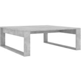 Maison Chic Klubska mizica - kavna mizica - Nizka mizica betonsko siva 100x100x35 cm iverna plošča, (21753933) Cene