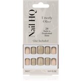 Nail HQ Square umetni nohti Utterly Olive 24 kos Cene