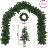  Set mini božićnih drvaca 45 cm PVC i PE Zelena | shoptok.hr