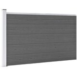  Vrtna ograda WPC 175 x 105 cm siva | shoptok.hr