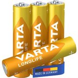 Varta longlife aaa 1.5V LR03 MN2400, PAK4 ck, alkalne baterije | ePonuda.com