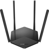 Mercusys AC1900 Wireless AC Gigabit Router, 600 Mbps at 2.4 GHz + 1300 Mbps at 5 GHz, 6×5dBi Fixed External Antennas with Beamforming, 2× G LAN Ports, 1× G WAN Port, Access Point Mode, 3X3 MU | Eponuda.ba