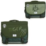 Pol Fox Šolska torba TIGER 38 CM REVERSIBLE Kaki | Shoptok.si