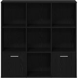  Ormar za knjige crni hrast 98x29x97,5 cm inženjerski drvo | Shoptok.si