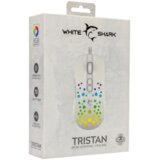 WHITESHARK Tristan-2 GM-9004 RGB gaming miš 12.800 DPI, bijeli | shoptok.hr