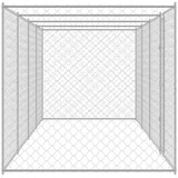  Pasja kletka srebrna 800 x 200 x 256 cm Cinkana jeklena - - Srebrna - 53.95 - 800 x 200 x 256 cm - 2025- | Shoptok.si