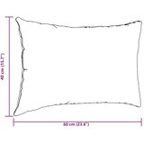vidaXL Blazine za kavč 2 pcs Svetlo siva 60 x 40 cm blago | Shoptok.si