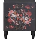 vidaXL Nočna omarica z vrati 2 pcs Črna 40 x 33 x 46 cm | Shoptok.si