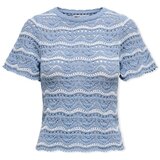 Only Anna Sofia Life Knit - Forever Blue/Cloud Dancer Plava | shoptok.hr