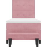  s opruga kutije Ružičasta 200 x 90 cm Baršun | shoptok.hr